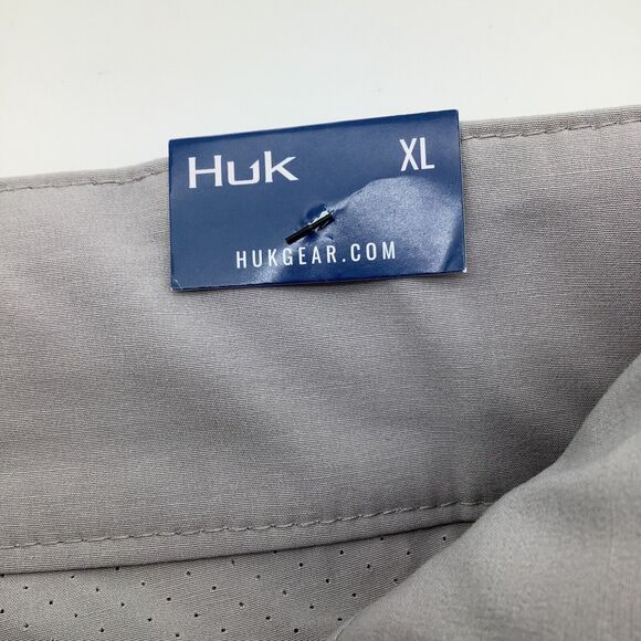 Huk Mens Next Level Fishing Hiking Pants Overcast Grey Size XL NWT - Picture 9 of 16